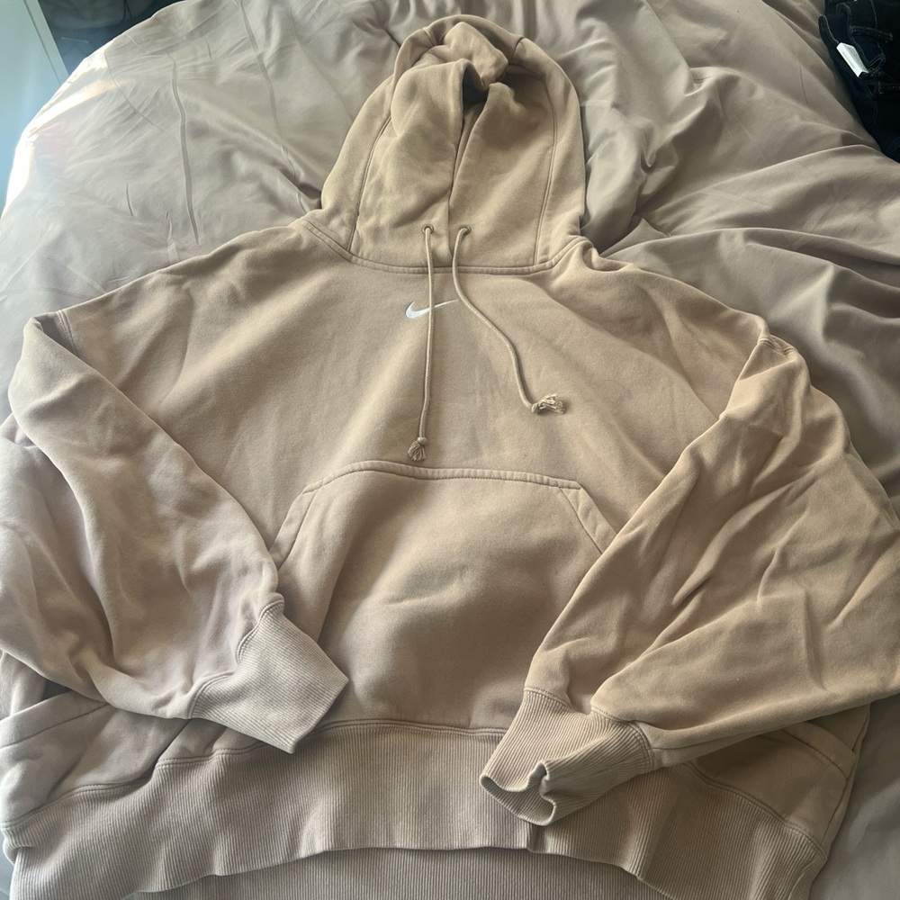 Nike Beige Pullover Hoodie